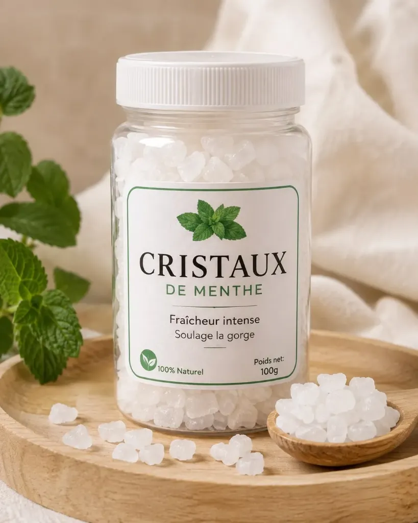 Cristaux de menthe